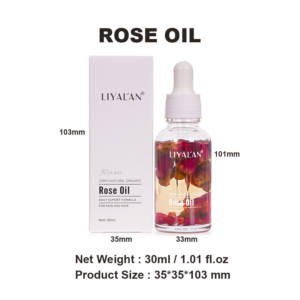 Huile de pétales de rose 30 ml Soins de la peau Beauté,Peau et cheveux