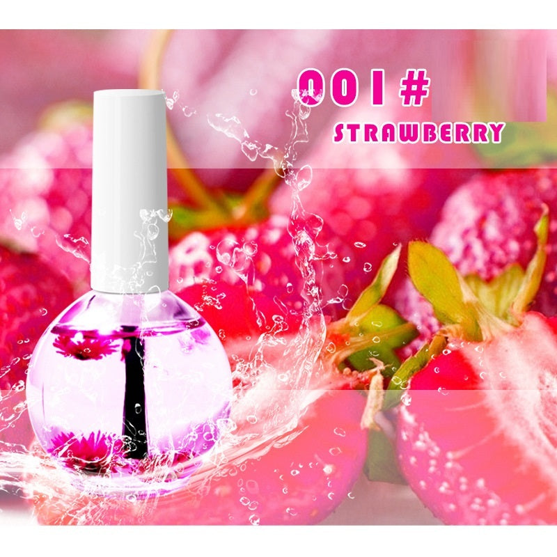 Beauté des ongles Fleurs séchées Nutrition Huile de traitement des ongles Hydratant Couche de base pour ongles Solution nutritive naturelle de fleurs séchées